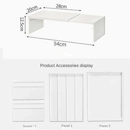 Kitchen Cupboard Organizer Retractable Cabinet Shelf Seasoning Bottle